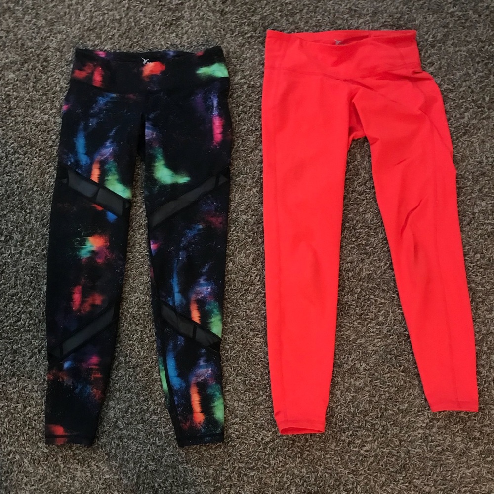 Old Navy active high waisted workout pants, size M